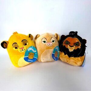 Disney Squishmallow-Scar, Simba, Nala